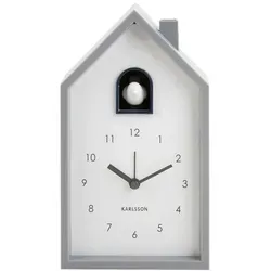 Karlsson Wecker Modern Cuckoo in grau von Karlsson