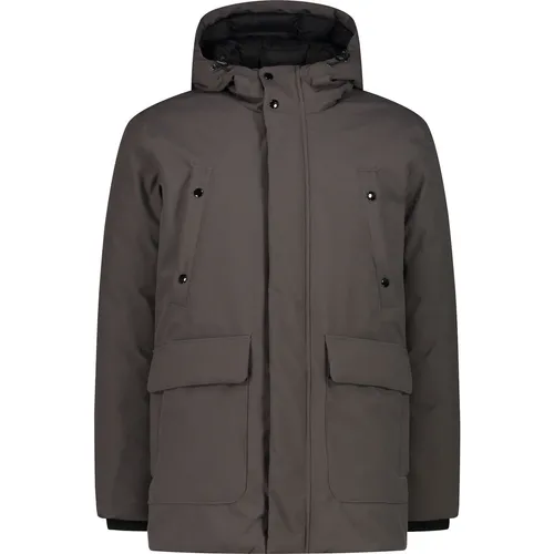 CMP MAN Long Jacket FIX Hood dust (E910) 46