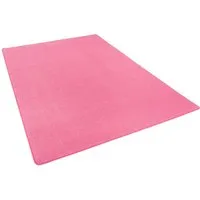 Snapstyle Trend Velours Teppich Joy Rosa 100x100cm in pink von Snapstyle