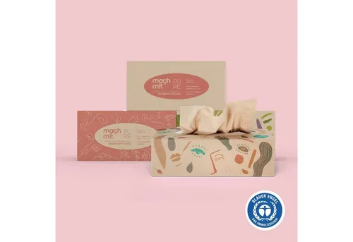 mach m!t Kosmetiktücher PURE - in der Box - 2-lagig - extra weich (1-St)