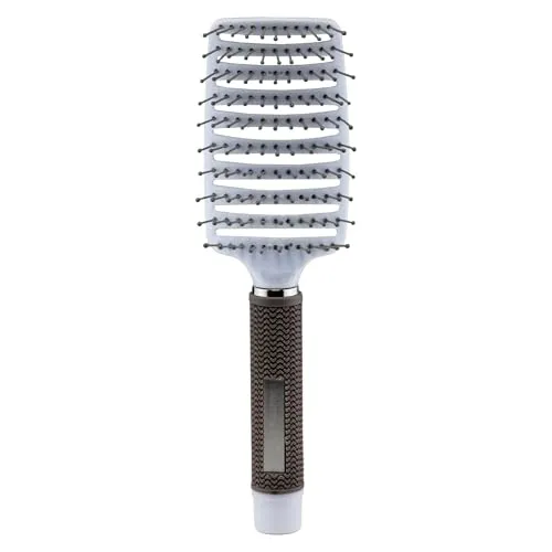 Evergreen Labs Skelettbürste, Haarbürste ohne Ziepen, Feinem, Mittlerem und Dickem Haar Schmerzfreies Bürsten, Entwirrbürste, Locken bürste, Haarbürste für Damen, Herren, Kinder.