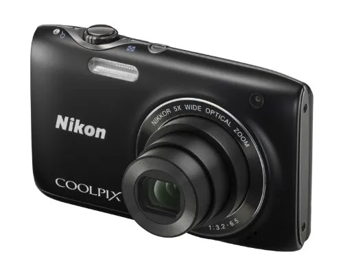 Nikon Coolpix S3100 Digitalkamera (14 Megapixel, 5-fach opt. Zoom, 6,7 cm (2,7 Zoll) Display, HD Videofunktion) schwarz