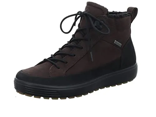 ECCO Herren Soft 7 Tred Fashion Boot - Wasserdichter Komfortschuh - Wanderschuhe mit GORE-TEX Technologie für trockene Füße, warmem Futter und einfacher Handhabung durch Innenseiten-Reißverschluss. Ideal für kältere Monate.