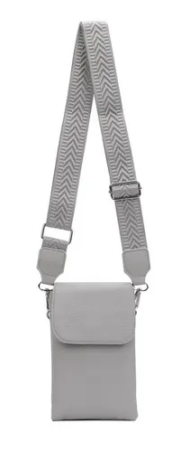 ITALYSHOP24 Geldbörse Damen Tasche Handytasche Brusttasche Crossbody Umhängetasche Crossover (Spar-Set Clutch-Tasche mit einem breitem Muster Stoffgurt/Umhängeband, Leder Optik), Bodybag Smartphone Freizeit Handtasche Brieftasche Schultertasche