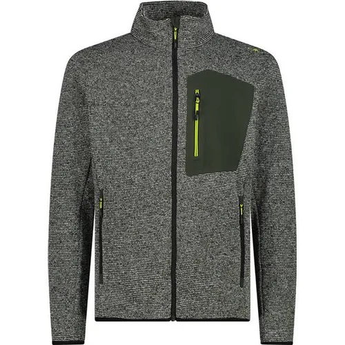CMP Fleecejacke in Grau - 58 - Funktionsjacke mit Knit-Tech Technologie, wärmeisolierend, atmungsaktiv und schnelltrocknend, ideal für Outdoor-Aktivitäten.