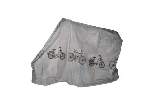 relaxdays Fahrradschutzhülle Fahrradgarage aus Kunststoff, grau