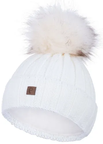 Faera Bommelmütze (1-St) Bommelmütze Wintermütze Herren Damen Unisex Fleecefutter Beanie