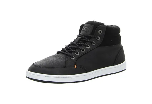 HUB FOOTWEAR gefütterte Herren Sneakers Mark black white - Größe 42 EU - Stiefeletten mit Kunstfellfutter für warme Füße auch bei Kälte. Die HUB Footwear Sneakers Mark bieten Komfort und Stil, ideal für lässige Outfits und umweltbewusste Käufer.