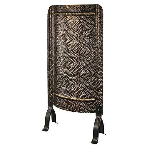 Turk Ofenschirm altmessing gehämmert von Turk