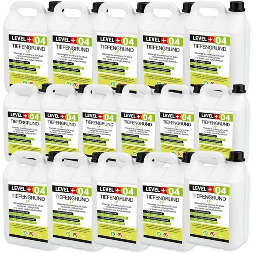 Tiefengrund LF 80L - Profi Grundierung für optimale Haftung - Grundierung für Innen- und Außenbereiche, ideal unter Farben, Kleber und Gips, sorgt für perfekte Haftung auf verschiedenen Untergründen.