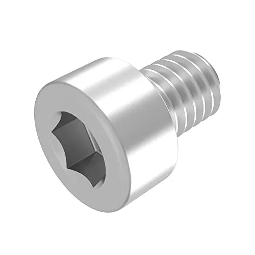 SECCARO Zylinderschraube M4 x 5 mm, Edelstahl V2A VA A2, DIN 912 / ISO 4762, Innensechskant, Vollgewinde, 20 Stück
