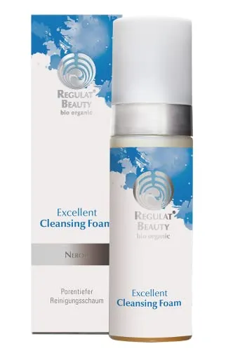 Dr. Niedermaier Regulat Beauty Excellent Cleansing Foam 150 ml - Reinigungsschaum für Gesicht und Augen, entfernt effektiv Make-up und Schadstoffe. Ideal für jeden Hauttyp, mit natürlichen Inhaltsstoffen für einen verfeinerten Teint.