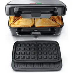 Arendo Sandwichmaker Waffeleisen Kontaktgrill