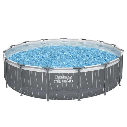 Steel Pro MAX™ Solo Pool Ø 457 x 107 cm – Rund und Elegant in weiß von Bestway
