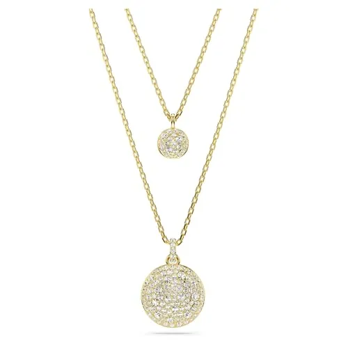 Swarovski Sublima Anhänger im Lagenlook - Eleganter Anhänger für Damen im automatischen Layering-Look, beidseitig tragbar mit strahlenden Swarovski Kristallen – perfekt als Geschenk oder für den eigenen Glanz.