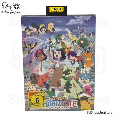 Vorbestellung: Pokémon Horizonte - Die Serie - Vol. 4 DVD - Filme: Deutsche Originalware, ab 6 Jahren freigegeben, erscheint am 25.07.2025 - ein Muss für Pokémon-Fans!