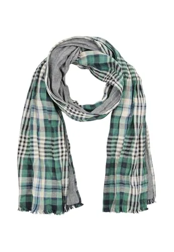 camel active Herren Schal aus reiner Baumwolle Tannengrün in grün von camel active