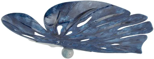 Mauro Ferretti Dekoschale Tropfen 27x23x5 cm blau in blau von Mauro Ferretti