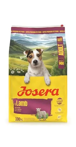 Josera Lamb Mini Adult 10kg für kleine Hunde - Alleinfuttermittel für kleine Hunde, mit zartem Lammfleisch für besonderen Geschmack und optimale Verträglichkeit.