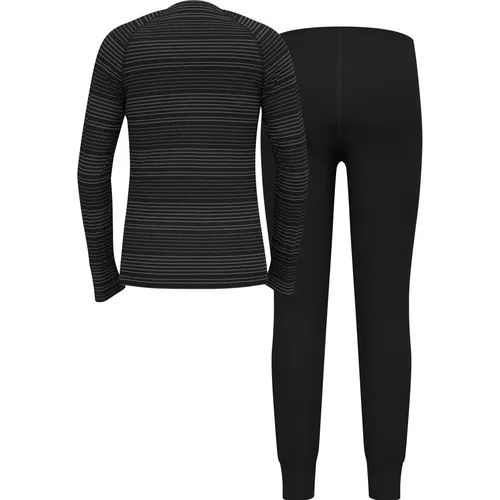 ODLO Kinder Unterwäschenset long ACTIVE WARM ECO SET - Warmes Baselayer-Set für kalte Tage, aus recyceltem Polyester für optimalen Tragekomfort und Feuchtigkeitsmanagement