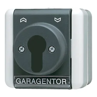 Jung 806.18 W Schlüssel-Schalter 10A - Smart Home Schlüssel-Schalter mit integrierter Verriegelungsplatte, ideal für sichere Steuerung und einfache Handhabung, Schutzart IP44 für vielseitige Einsatzmöglichkeiten.