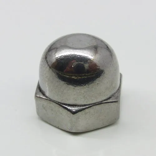 Stück Hutmuttern M8 hohe Form DIN 1587 Edelstahl A2 10 von dely trade Verbindungselemente