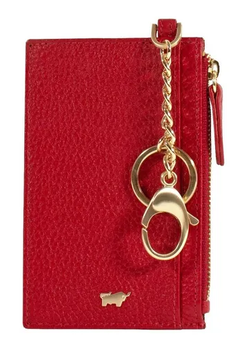 Braun Büffel Asti Schlüsseletui Leder 8 cm rot - stilvolles Schlüsselmäppchen, ideal für Münzen, Schlüssel und Karten mit individuellem Look