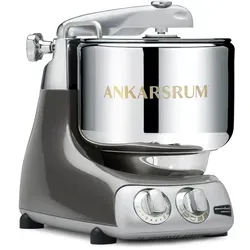 Ankarsrum Küchenmaschine 1500 W - Handgefertigt in Black Chrome - Multifunktionsküchenmaschine mit 1500 W Leistung, ideal zum Mixen, Pürieren und Teig zubereiten. Inklusive Rezeptbuch und hochwertigem Zubehör für kreative Küchenexperimente.
