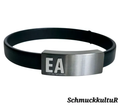 Emporio Armani Armband für Männer Essential - Armband für Herren aus Gunmetal Edelstahl, stilvolles Design mit magnetischem Verschluss, ideal für trendbewusste Männer.