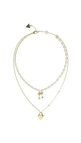Guess JUBN04216JWYGT-U Herz und Schlüssel Halskette von GUESS