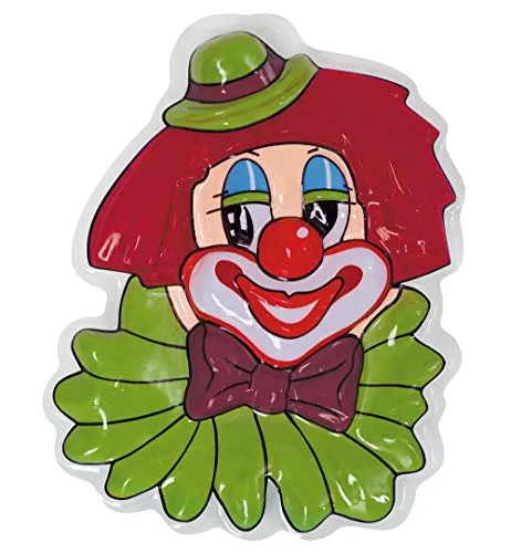 KarnevalsTeufel Wand-Deko Clown Wandbild Party Fasching Karneval 3D ca. 30 cm hoch
