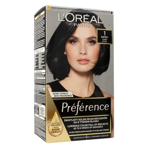 L’Oréal Paris Préférence Permanent-Haarfarbe Farbton 1 Black