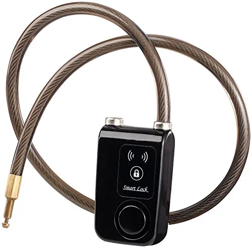 Semptec App-gesteuertes Kabelschloss mit Alarm