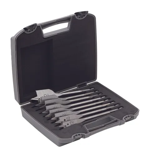 Bahco Flachbohrer-Set für Holz, 8-tlg, 12-32 mm im Koffer