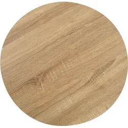 vidaXL Bistrotisch für 2 Personen - Eleganter Bartisch aus MDF mit schöner Holzmaserung, ideal für romantische Abende oder als stilvolles Einzelstück in Ihrem Zuhause oder Café.
