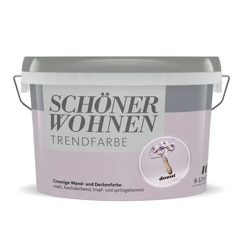 SCHÖNER WOHNEN FARBE Wandfarbe SW Trend Wandfarbe matt 1,0L donut 4550