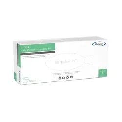 MaiMed® sensitiv PF Einmalhandschuhe, Latex 74165 , 1 Box = 100 Stück, Größe S