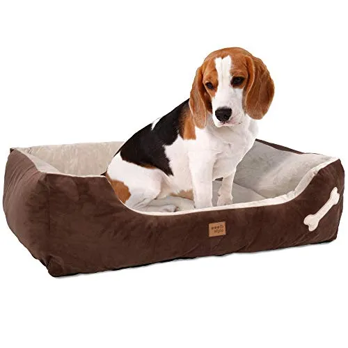 ib style Buddy Hundebett - Waschbares Hundesofa für Mittelgroße Hunde - Hundebetten: Bequeme Hundecouch mit abnehmbarem Bezug, ideal für gemütliche Schlafplätze und einfach zu reinigen.