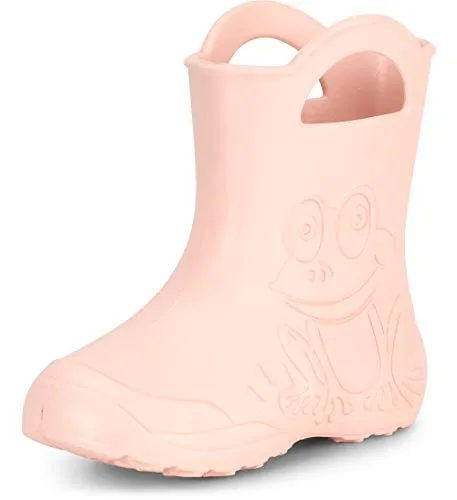 Ladeheid EVA Regenstiefel für Kinder LA-CA-01 in pink von Ladeheid
