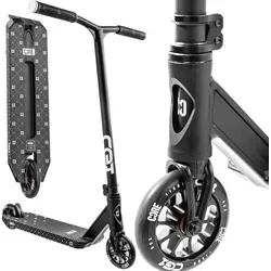 CORE CG1 Stunt-Scooter Park 81cm - Schwarz/Türkis - Leichter und stabiler Stunt-Scooter für Einsteiger und Fortgeschrittene, ideal für Tricks im Skatepark. Robuste Materialien und optimale Kontrolle sorgen für ein sicheres Fahrgefühl.