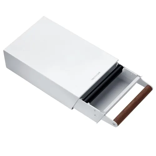 Normcore Espresso Klopfbox Schublade mit Walnussholzgriff, Platzsparend und Elegant