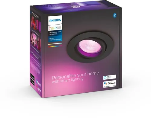 Philips Hue Centura Einbaustrahler in schwarz von Philips
