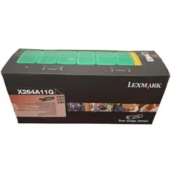 Lexmark Toner X264A11G schwarz - Original Toner für Lexmark Drucker, hohe Kapazität von ca. 3.500 A4-Seiten, ideal für effizientes Drucken im Büro.