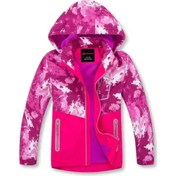 Kinder Windjacke Jacke Übergangsjacke Outdoorjacke Freizeitjacke Pink 98/104 - Rosa - 98/104