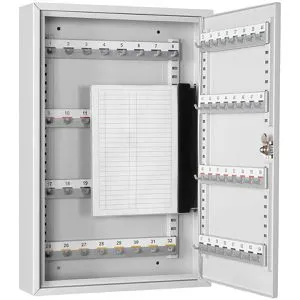 format Schlüsselkasten S 64, mit Zylinderschloss, 30 x 45 x 8 cm, mit 64 Haken