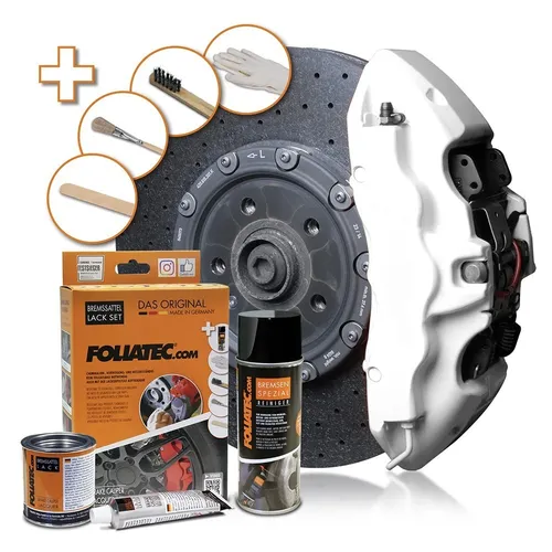 FOLIATEC BREMSSATTEL LACK WEISS 2168