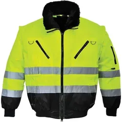 Portwest Hi-Vis Warnschutz 3-in-1 Pilotjacke in gelb von Portwest