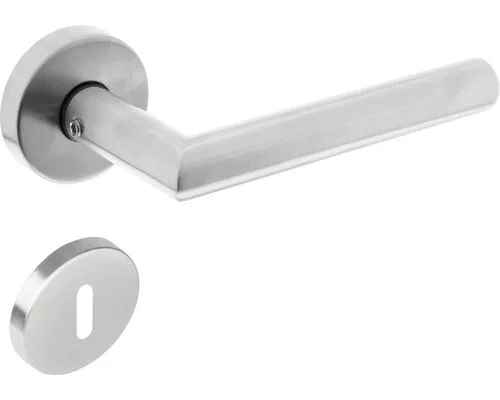 Rosettengarnitur Intersteel Recht 90° BB Edelstahl