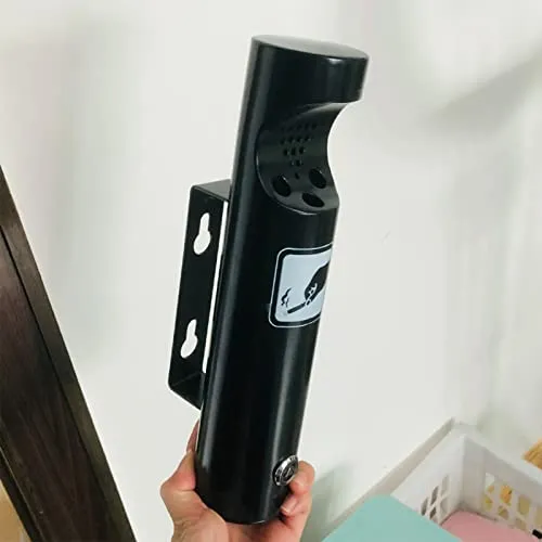 Edelstahl Wandaschenbecher Outdoor Zigarettenrußsäule Rostfreier Aschenbecher für Zuhause, Outdoor, Bar, Büro