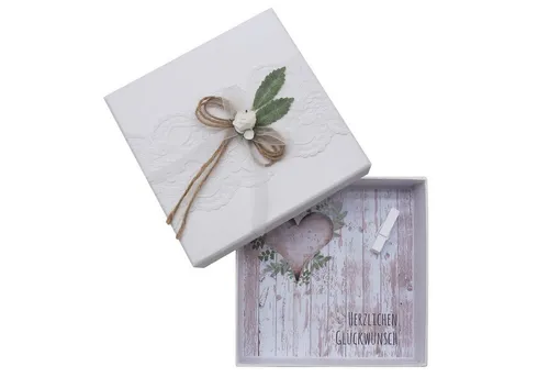 Geschenkboxen & -dosen Weiß von ZauberDeko